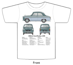 Ford Prefect 107E 1959-61 T-shirt Front